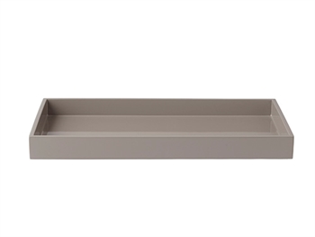 LUX Lacquer Tray  38*19*3,5 cm Warm Grey
